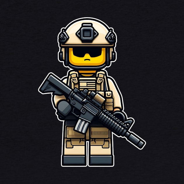 Tactical LEGO by Rawlifegraphic